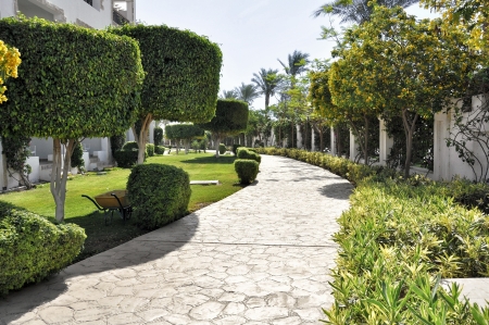 The resort area of Sharm El Sheikhの写真素材