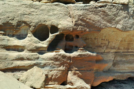 Egypt of the Sinai Peninsula mountains Colored Canyonの写真素材