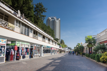 Sights of the city of Sochi, Krasnodar Krai, Russiaのeditorial素材