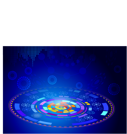 technology vector backgroundのイラスト素材