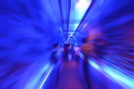 Background blue abstract , Zoom Photoの写真素材