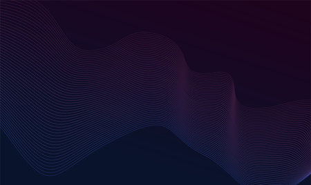 Abstract Gradient Wave Lines Background,  Abstract Flowing Line Pattern, Vector illustration.
のイラスト素材