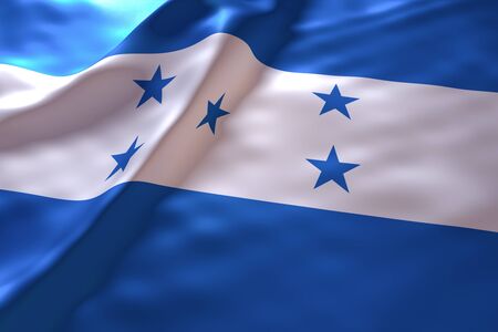 Honduras flag backgroundの写真素材