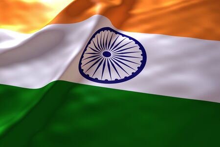 India flag backgroundの写真素材