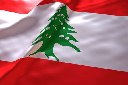 Lebanon flag backgroundの写真素材