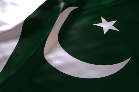 Pakistan flag backgroundの写真素材