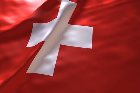 Switzerland flag backgroundの写真素材
