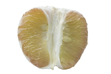 Pommelo isolated on white backgroundの写真素材