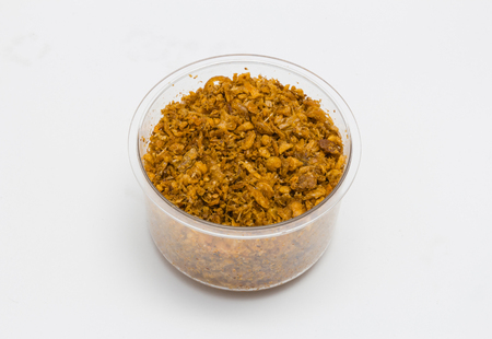 Thai food Nam-Prig isolate on white backgroundの写真素材