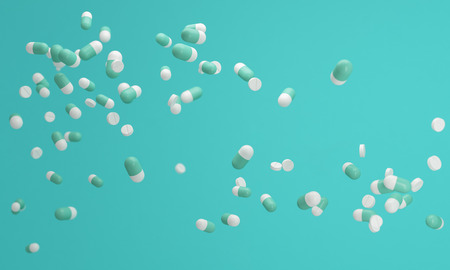 Abstract white low poly background with copy space 3d renderの写真素材