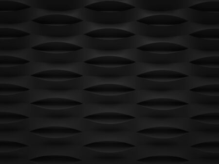 Abstract black tear bend object background pattern 3d renderの写真素材