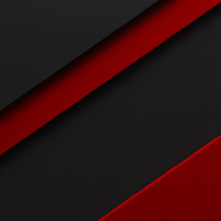 black abstract background red pattern stripe paper material 3d render. business technology commercial sale concept layout with copy spaceの写真素材