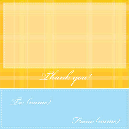thank you cardのイラスト素材