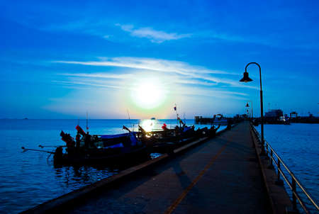 Lanscape in blueの写真素材