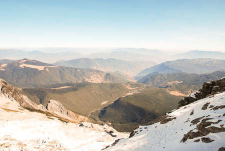A beautiful  landscape of a mountain  in China の写真素材