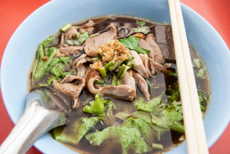 Duck noodle food の写真素材