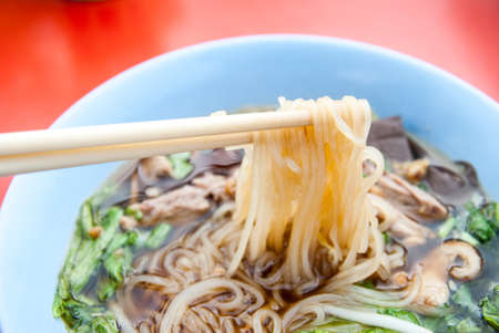 Duck noodle foodの写真素材