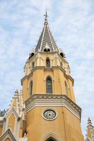 Thai architecture ,Niwet thammaprawat temple in Thailandの写真素材