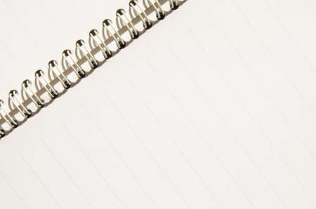 Closeup of a composition book with blank pages,can be used as background の写真素材