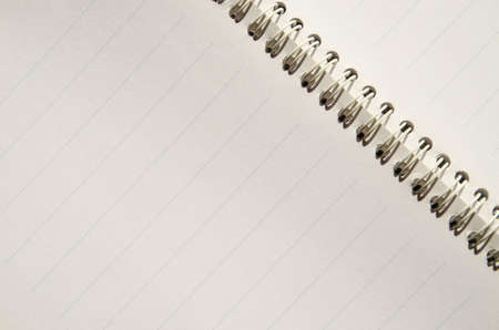 Closeup of a composition book with blank pages,can be used as background の写真素材