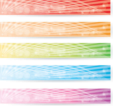 Abstract header colorful Lined design vector illustrationのイラスト素材