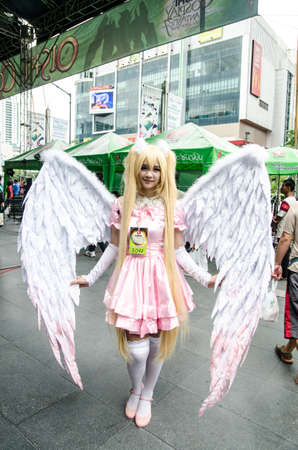 BANGKOK - MAY 25 : Cosplayers as characters Japanese fairy  in Oishi World Cosplay Fantastic 7 on May 25, 2013 at Central World, Bangkok, Thailand. のeditorial素材