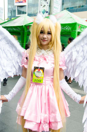 BANGKOK - MAY 25 : Cosplayers as characters Japanese fairy  in Oishi World Cosplay Fantastic 7 on May 25, 2013 at Central World, Bangkok, Thailand. のeditorial素材
