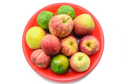 Apples and oranges on the pan