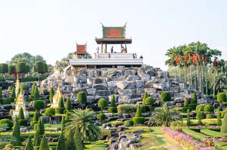 Nong Nooch tropical garden in Pattaya, Thailandのeditorial素材