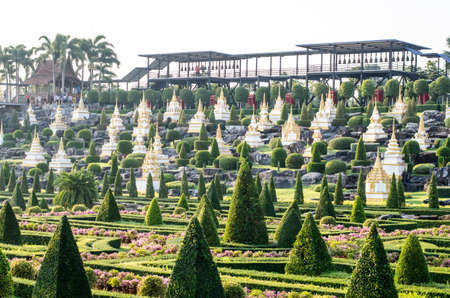 Nong Nooch tropical garden in Pattaya, Thailandの写真素材