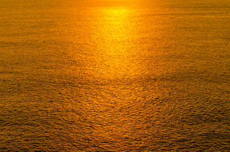 sunset in the waterの写真素材