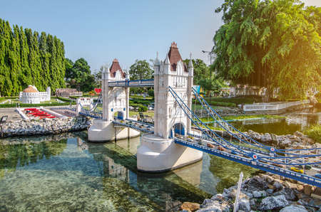 View of Mini Siam Park. Mini Siam is a famous miniature park attraction. It had been constructed in 1986のeditorial素材