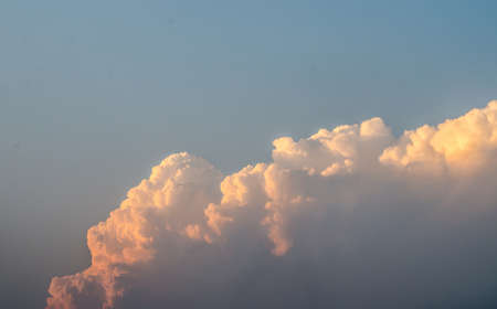 Big cloud evening skyの写真素材