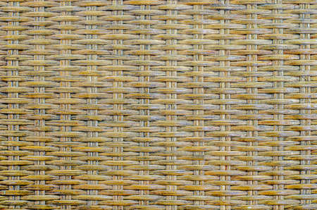Wicker furniture light brown textured backgroundの写真素材