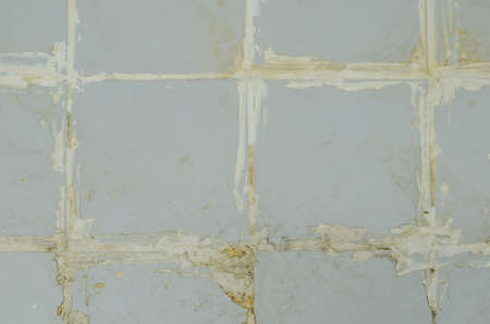 Dirty tiles wall ,background ,textureの写真素材