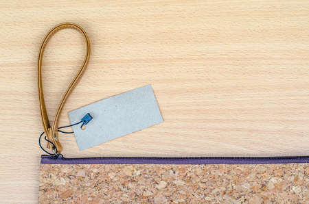 Natural brown leather background closeupの写真素材