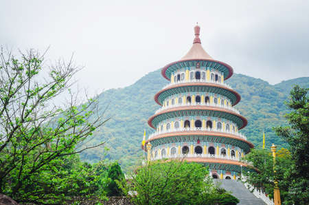 Traditional Chinese Elegance Style is Wuji Tianyuan Temple (Tien-Yuan Temple)  in New Taipei City,...
