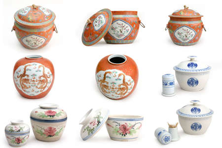 composite of assorted china ceramicsの写真素材
