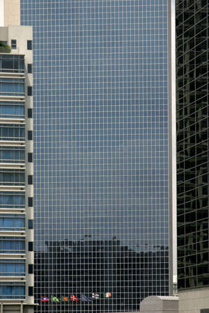 Modern buildings and skyscrapers