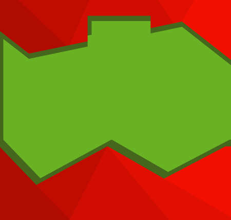 red and green banner templates with infographics design.のイラスト素材