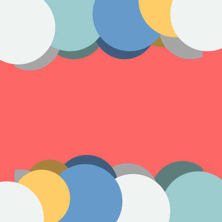 red backgourd,adstract colorful,corporatedesign,cricle colorfulのイラスト素材