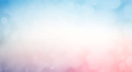 abstract blurred pastel color tone of blue and pink blending background with bokeh light foe design