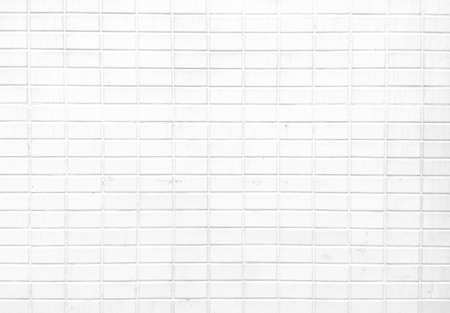 close up modern white brick wall background for architectural exterior buildings material conceptの写真素材