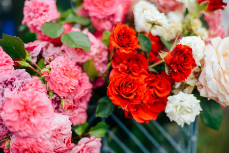 Bouquet of rosesの写真素材