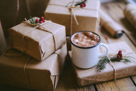 Christmas presents  Christmas presents Christmas presentsの写真素材