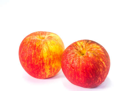 an apple isolate white backgroundの写真素材
