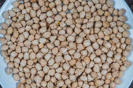 Chickpeas background