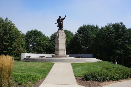 Statue of Christopher Columbusのeditorial素材