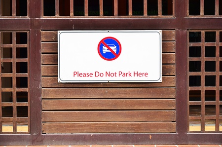 No parking.の写真素材