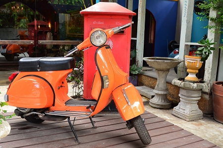 Old motorcycle.のeditorial素材